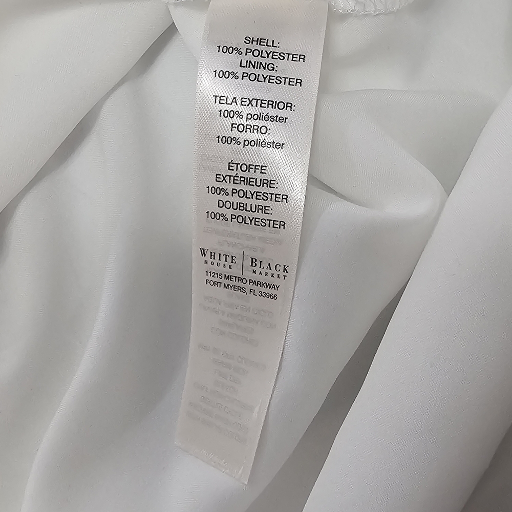 White Blouse size SMALL White House Black Market - Picture 6 of 10